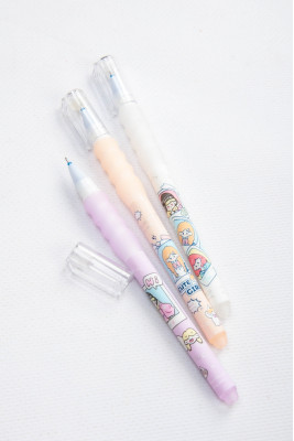 Ручка 0,38 мм, пиши-стирай, "Girl"